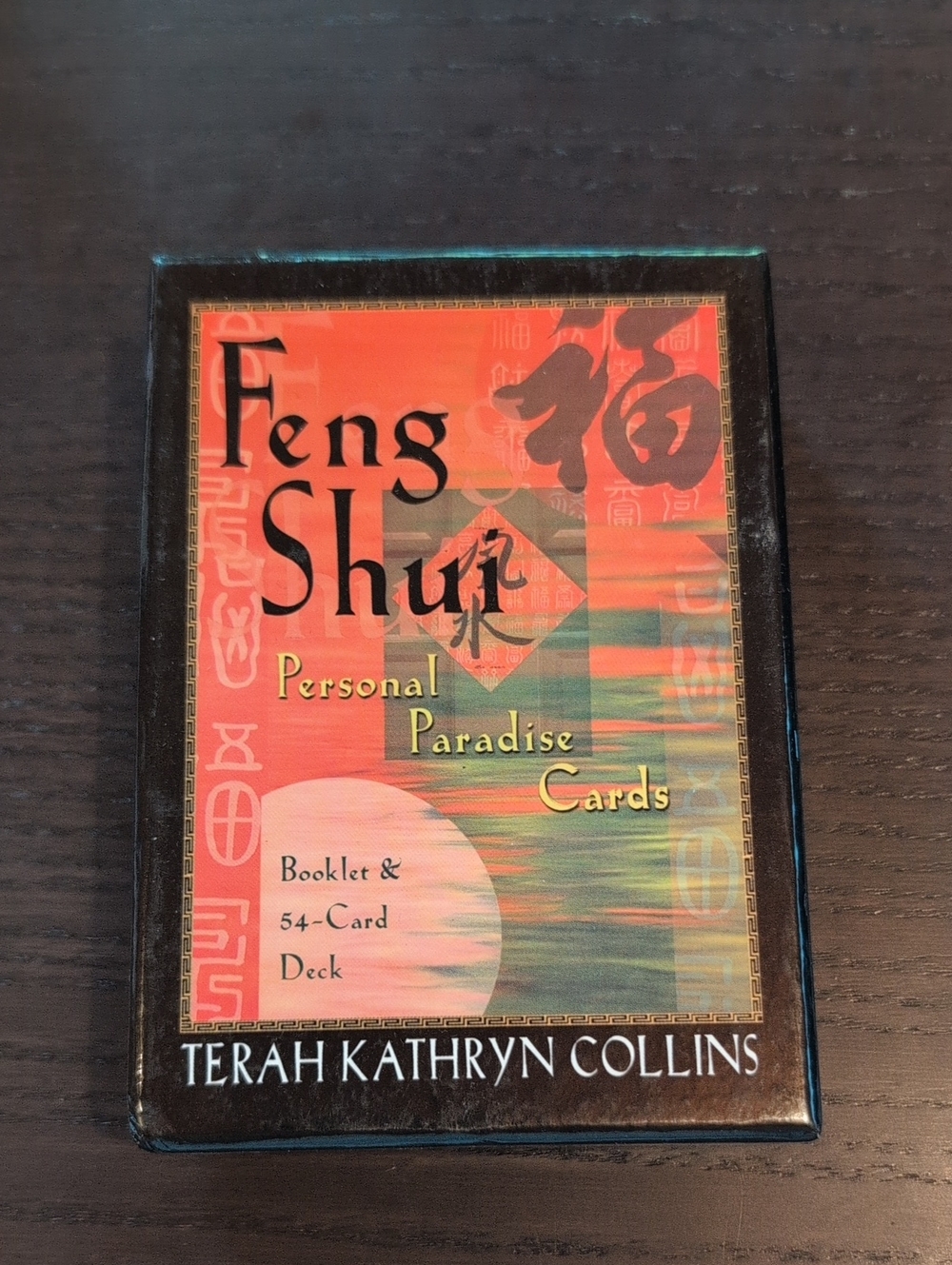Feng Shui Personal Paradise Cards Guidebook - Black/Red